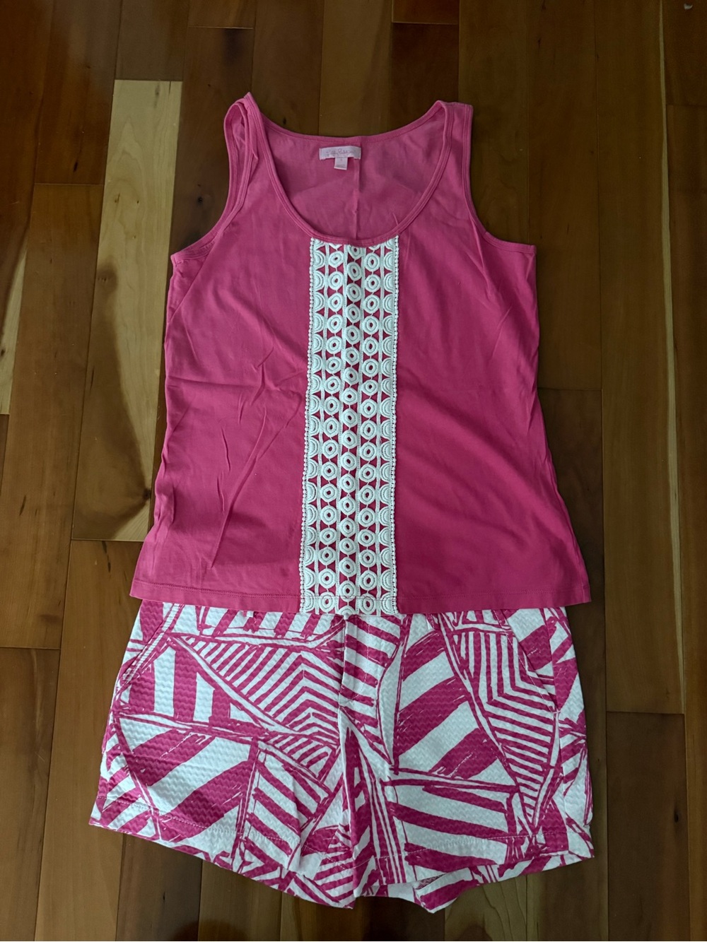 Lilly Pulitzer top and shorts set